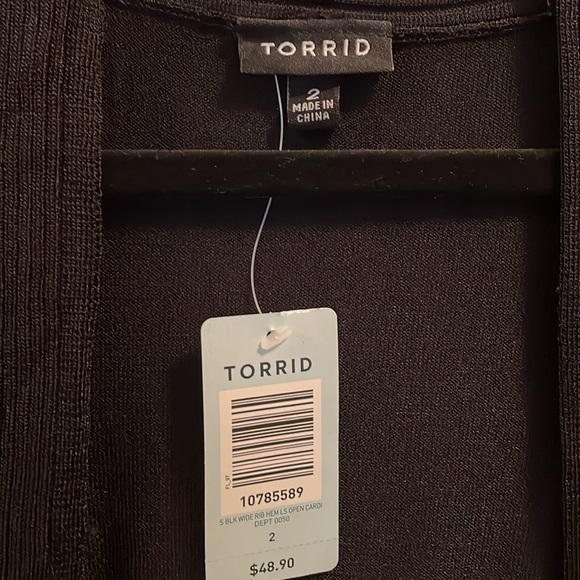 🆕 Torrid Tissue Weight Long Sleeve Open Cardigan - Picture 3 of 6